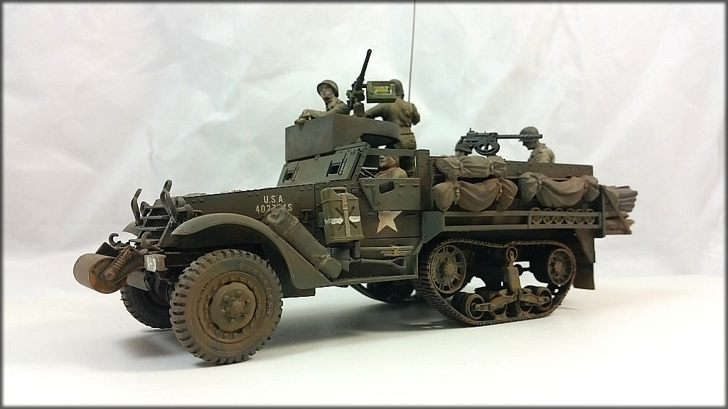 White M3AC Half-Track Personnel Carrier