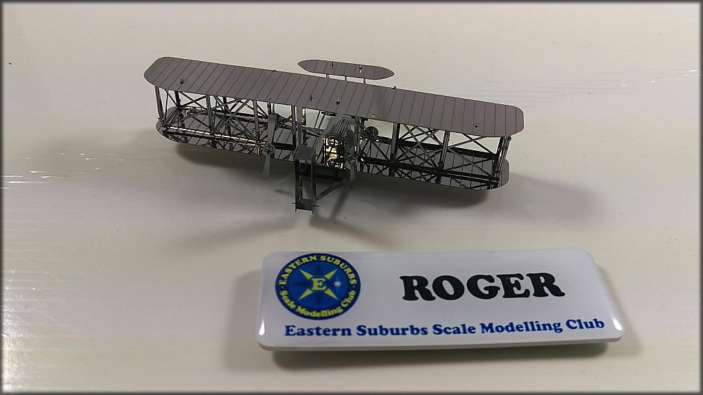 MetalEarth Wright Brothers Airplane
