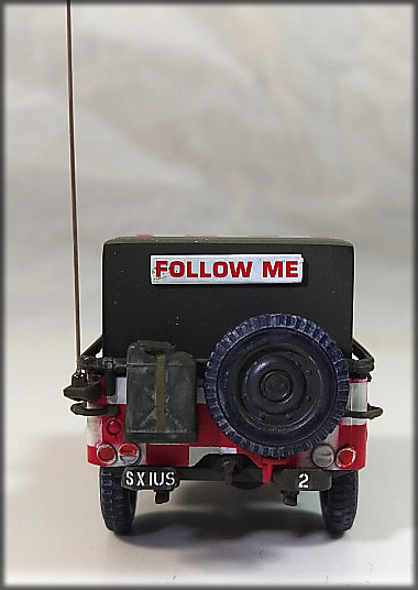 “Follow Me” Jeep
