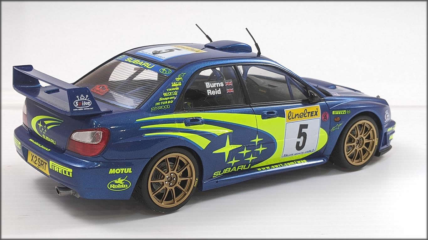 Subaru Impreza WRC 2001, #5 Burns/Reid, Monte Carlo Rally